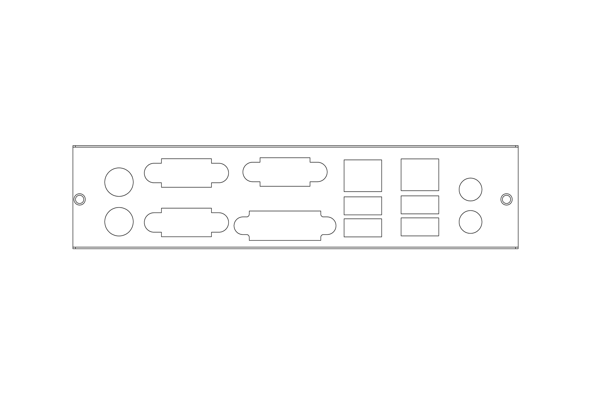 Back I/O Shield Plate - server system assembly